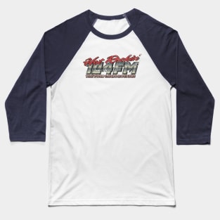 Hot Rockin' 104 FM 1986 Baseball T-Shirt